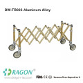 Dragon aluminum Mortuary used steel 4 or 2 brakes coffins trolley manufacturers